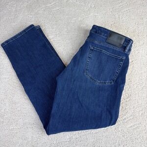 Men's Bonobos 34x32 Straight Leg Jeans Dark Wash